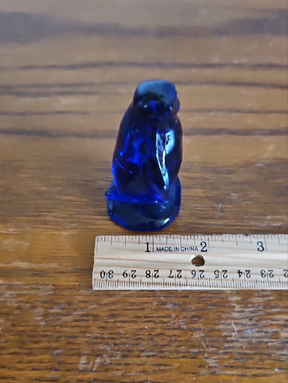 Cobalt Blue Glass Penguin Figurine - Picture 4 of 5